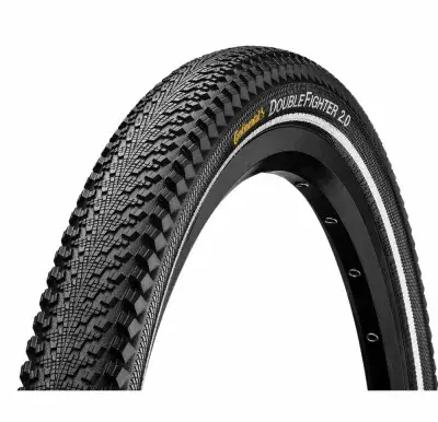 Continental Double Fighter III Reifen 24x1,75 Zoll 47-507 schwarz Reflex Draht - schnell auf…