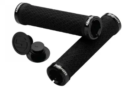 SRAM MTB Lockring Griffe - beidseitig klemmbar, Logo-Profil, schwarz