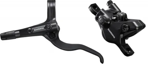 SHIMANO MT401/MT410 Scheibenbremse Vorderrad - vormontiert & befüllt für MTB