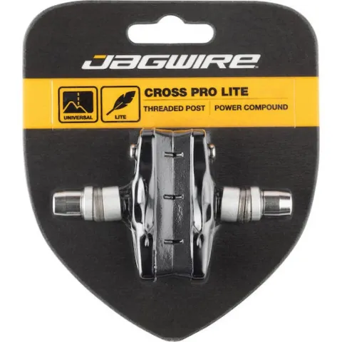 Jagwire Cross Pro Bremsschuhe Cartridge V-Brake Schwarz - Kombinierte Rennrad- und…