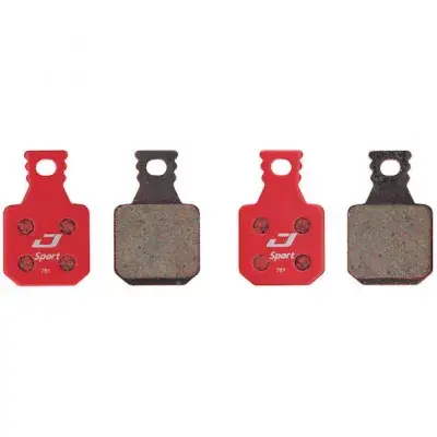 Jagwire Disc Sport Semi-Metallic Bremsbeläge Rot - Werkstattqualität für Mountainbikes