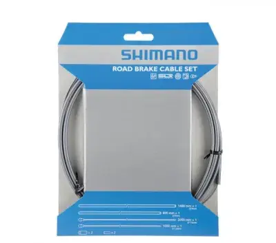 SHIMANO Bremszug-Set Road SIL-TEC beschichtet Bremszug-Set - Grau
