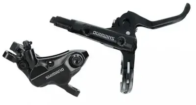 SHIMANO MT501 Scheibenbremse hydraulisch Hinterrad - MTB Bremse mit Bremsscheibe