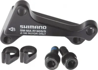 SHIMANO Scheibenbremsadapter Hinten IS auf IS - 180mm Bremsscheibe