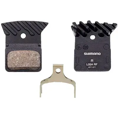 SHIMANO L05A-RF Resin Bremsbeläge mit Kühlrippen, 1 Paar
