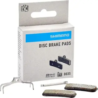 Shimano D03S-RX Resin Bremsbeläge Typ D - 4-Kolben, 1 Paar