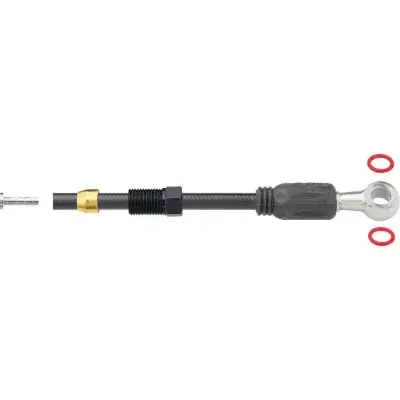 Jagwire Bremsleitungsset Sport Hydraulic für Mineralöl l Schwarz - präzise Bremspower für Shimano &…