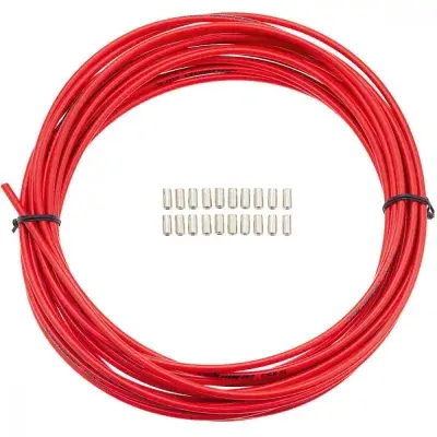 Jagwire CGX-SL Bremszugaußenhülle Ø 5 mm x 10 m Rot - Slick-Lube Liner