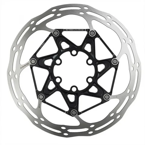 SRAM Bremsscheibe Centerline X Rounded, zweiteilig 6-Loch, titan Schrauben / 160 mm