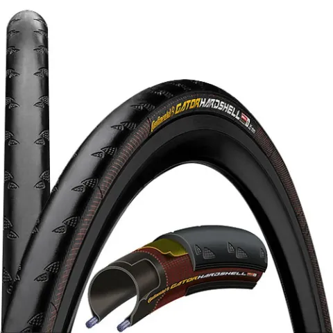 Continental Gator Hardshell falt 32-622 (700x32C) schwarz - pannensicherer Rennradreifen