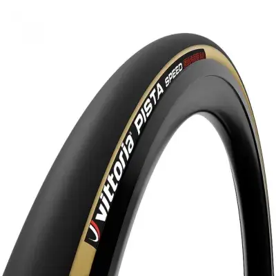 Vittoria Pista Speed 23-28'' tubular 23 tan/black - Bahnreifen für maximale Geschwindigkeit