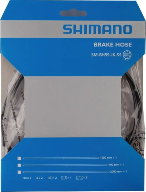 SHIMANO Bremsleitung SM-BH59-JK 1000mm Bremsleitung - für hydraulische Scheibenbremsen