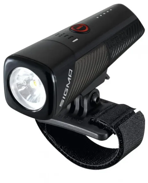 Sigma Licht BUSTER 800 HL Helmlampe - 800 Lumen, 170m Reichweite, 5 Leuchtmodi, USB-C-Akku