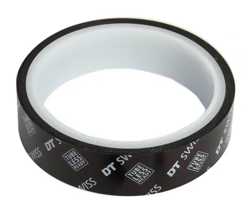 DT Swiss Tubeless Felgenband TLR 32 mm x 10 m Schwarz - Tubeless Ready Tape für sichere Dichtung
