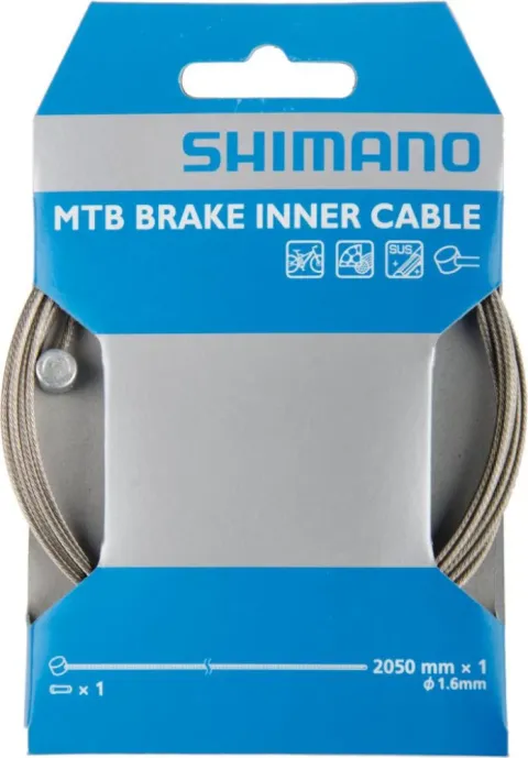 Shimano MTB Bremsinnenzug Y80098210 - Edelstahl 1,6 x 2050 mm