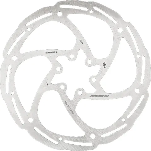 Jagwire Bremsscheibe Basics BR1 6-Loch 160 mm Silber - zuverlässige Bremsleistung
