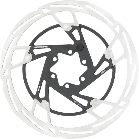 Jagwire Bremsscheibe Pro LR2-E 6-Loch 180 mm Silber - leise, kraftvolle moderne Ausführung