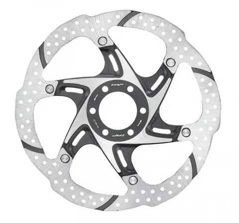 TRP Bremsscheibe TR-33 6-Loch Ø 180 mm Silber/Schwarz - Hervorragende Wärmeableitung