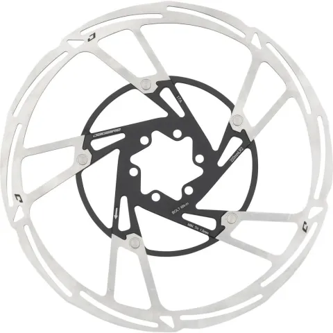 Jagwire Bremsscheibe Pro LR2 6-Loch 220 mm Silber - maximale Bremsperformance