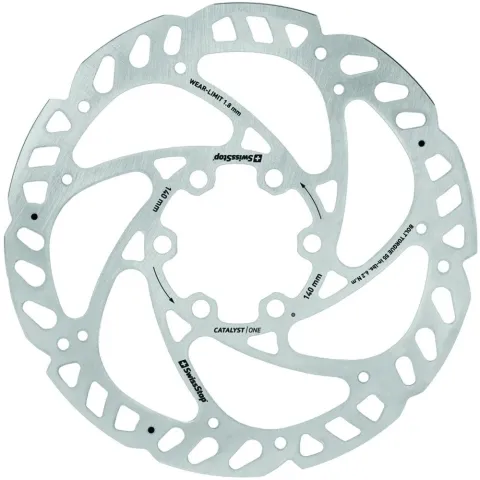 SwissStop Catalyst One 6-Loch Bremsscheibe 140 mm - Hochleistungs-Bremsscheibe mit…