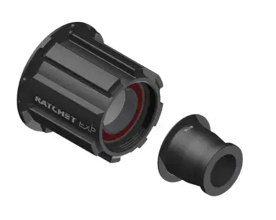 DT Swiss Freilauf/Rotor Umrüstkit Campagnolo Ratchet EXP 12 x 142 mm Schwarz - einfache Umrüstung