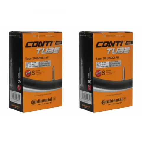 Continental 2x Schlauch Conti Tour 26 26x1 1/8-1.75 SV 42mm Sclaverand