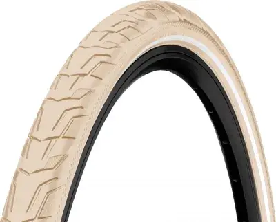 Continental Drahtreifen RIDE City 37-622 | 28x1.40 Zoll E-25 Reflex creme Extra Puncture Belt…