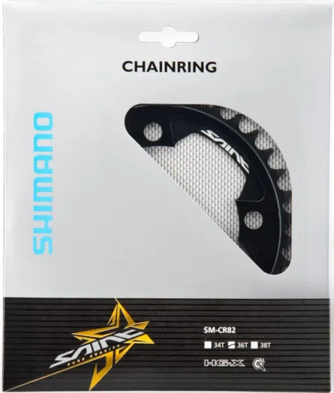 Kettenblätter SAINT FC-M820/M825, 36 Zähne, 104 mm, Schwarz, Aluminium