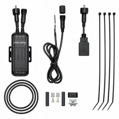 Busch + Müller USB-WERK 361BW USB-Ladegerät für Nabendynamo