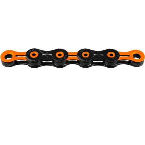 KMC Kette X-11 SL DLC Super Light 118 Glieder schwarz-orange New Triple X Durability für 11-fach