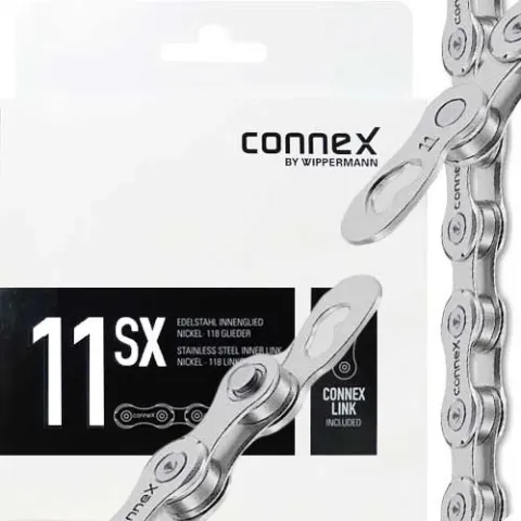 Connex Wippermann Kette 11SX 1/2" x 11/128" 118 Glieder 5,6mm 11-fach
