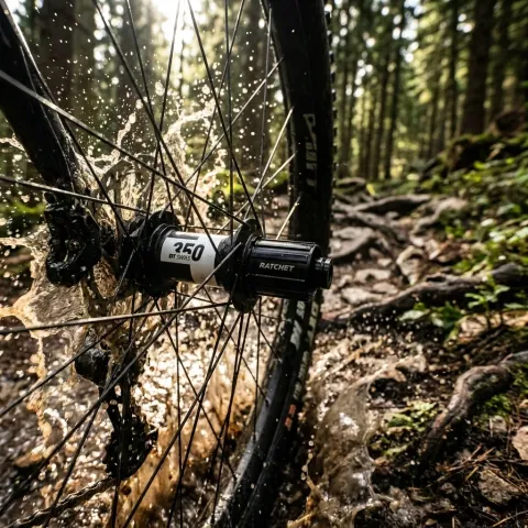 DT Swiss Nabe MTB HR 350 Classic 32 Loch Schwarz - zuverlässige Boost-Hinterradnabe