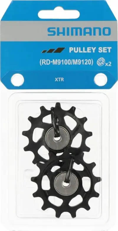 SHIMANO Schaltrollensatz XTR RD-M9100/9120 Schaltrollensatz - für XTR Schaltwerke RD-M9100 und…