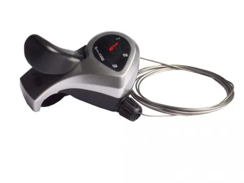 SHIMANO Schalthebel TOURNEY SL-TX50 - 3-fach Daumenschalthebel für MTB & Trekking - Schaltbremshebel