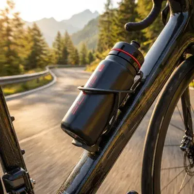 Elite T-Race Carbon Flaschenhalter Schwarz - Ultraleicht & Aerodynamisch