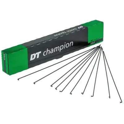 DT Swiss Speiche Champion 2.0 VE100 262 mm schwarz - robuste Allround-Speiche