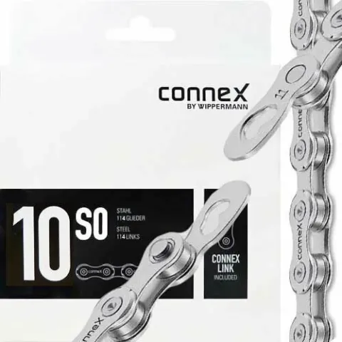Connex Wippermann Kette 10S0 1/2" x 11/128" 114 Glieder 5,9mm 10-fach