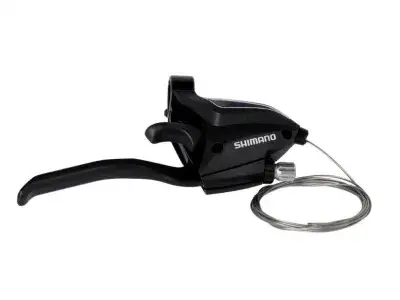 SHIMANO Schalt-/Bremshebel ST-EF500 8-fach Rechts 4 Finger - 8-fach, Schwarz