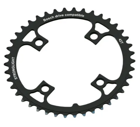 Kettenblatt E-Bike Stronglight BoschGen1 40 Zähne schwarz,Lochkreis 104mm