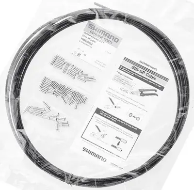 SHIMANO Schaltzugaußenhülle SIS-SP51 7,62 m inkl. Endkappen - Präzises Schalten auf Dauer