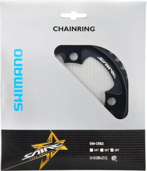SHIMANO Kettenblatt SAINT FC-M820/FC-M825/FC-M640/FC-M645 38 Zähne - präziser Antrieb für…