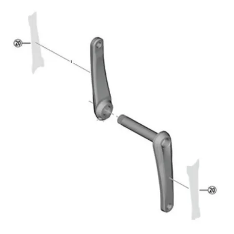 SHIMANO Schutzfolie FC-M8100 175/180mm Aufkleber - 180mm