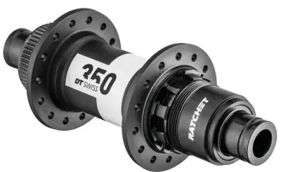 DT Swiss Nabe MTB HR 350 Classic 28 Loch Schwarz - zuverlässige Centerlock Hinterradnabe
