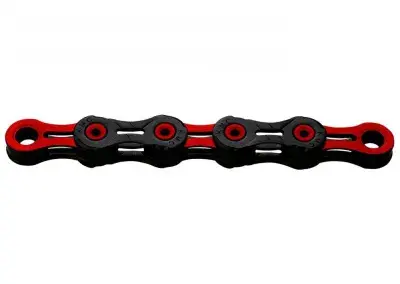 KMC Kette X-10-SL DLC 116 Glieder schwarz-rot