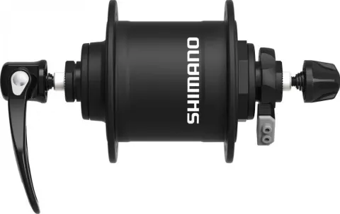 SHIMANO Nabendynamo ALIVIO DH-T4000-1N Felgenbremse Nabendynamo - 6 Volt 1,5 Watt schwarz 32 Loch
