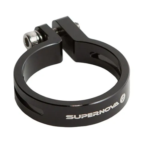 Supernova Sattelklemme 31,6 mm für Tail Light, schwarz - sichere & elegante Montage