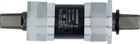 Shimano Innenlager UN300 68/117-5mm BSA - Vierkant Tretlager für geschraubte Tretlagergehäuse
