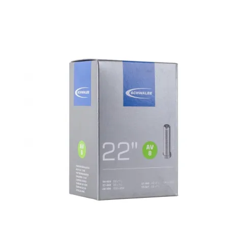Schwalbe Schlauch AV8 22 Zoll mit AV 40 mm Ventil - zuverlässiger Fahrradschlauch
