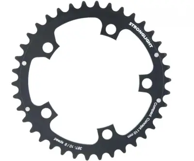 Stronglight Type S Kettenblatt 42 Zähne 110 mm Schwarz
