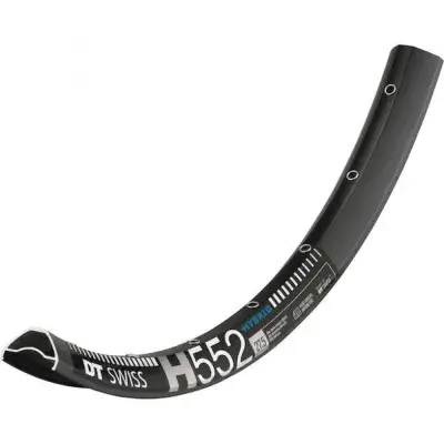 DT Swiss HYBRID H 552 Felge 27,5" 30 mm Schwarz - Aluminium Disc Hybrid für E-MTB